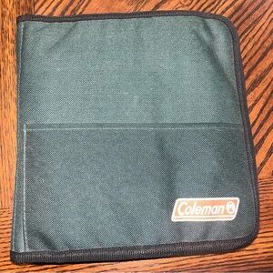 Coleman Dark Green Camping Set in case